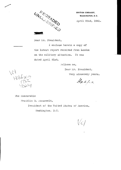 [a319v01.jpg] - Halifax-->F.D.R. 4/22/41