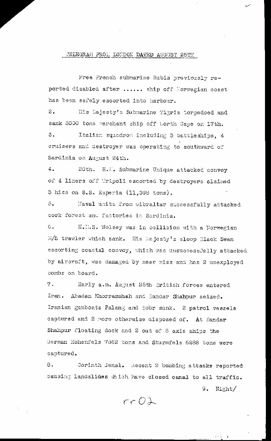 [a322rr02.jpg] - Report on military situation 8/25/41
