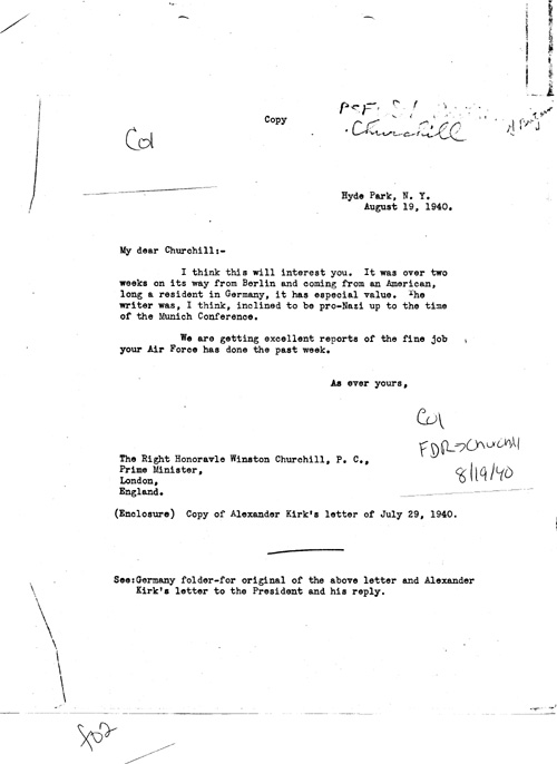 [a333c01.jpg] - F.D.R.-->Churchill8/19/40