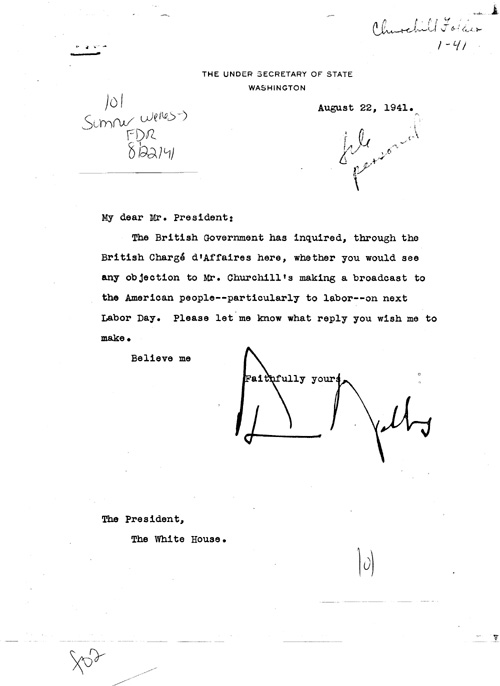 [a333l01.jpg] - Sumner Welles-->F.D.R.8/22/41