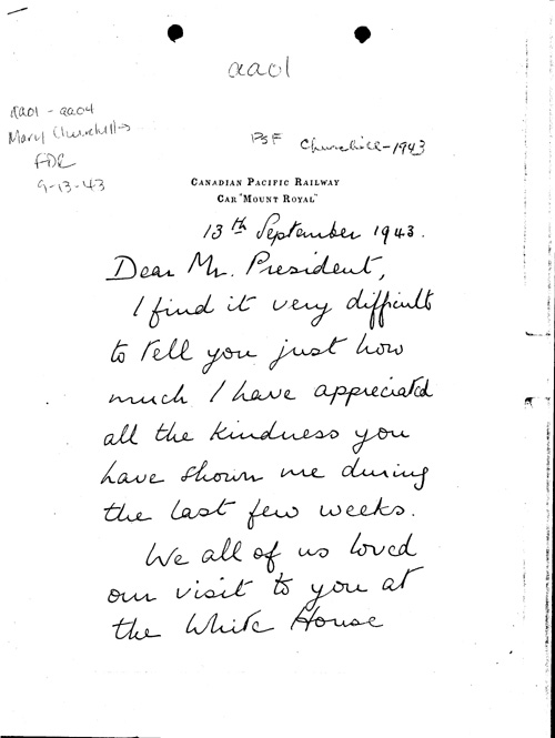 [a334aa01.jpg] - Mary Churchill-->FDR 9/13/43
