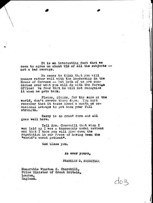 [a334d03.jpg] - Churchill-->FDR 3/5/43