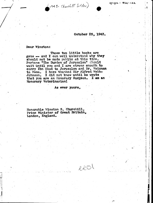 [a334ee01.jpg] - FDR-->Churchill 10/25/43