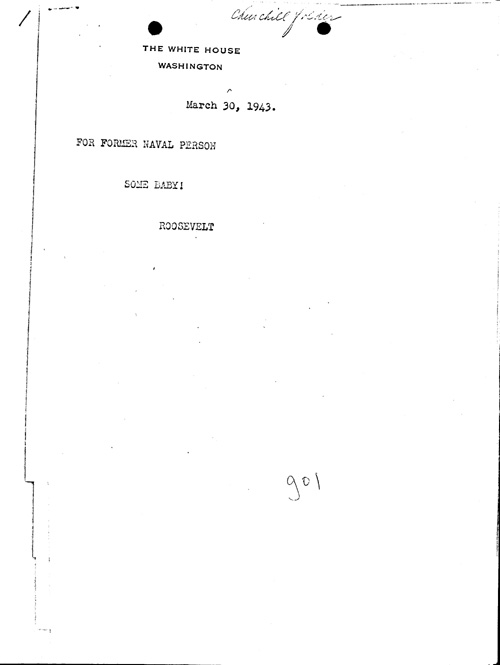 [a334g01.jpg] - Cover letter from FDR 3/30/43