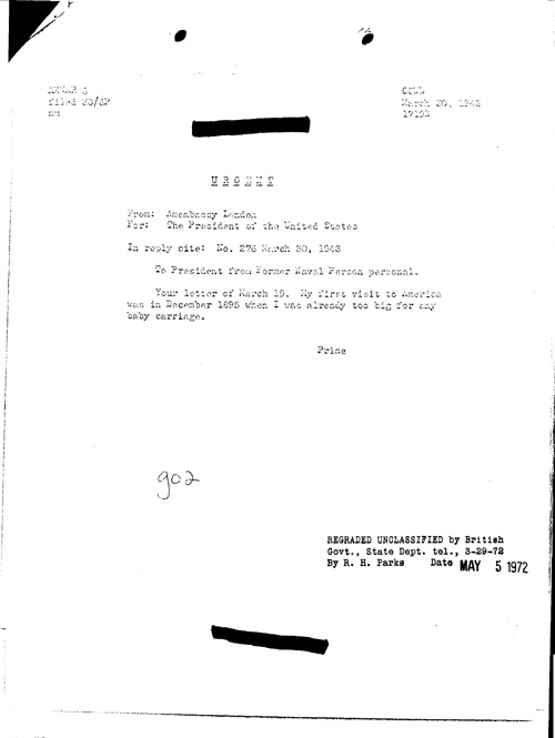 [a334g02.jpg] - London Embassy-->FDR 3/30/43