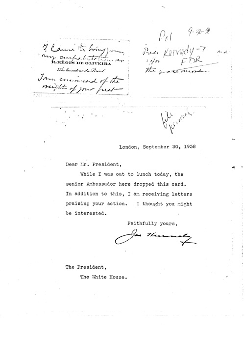 [a339p01.jpg] - J. Kennedy-->FDR 9/30/38