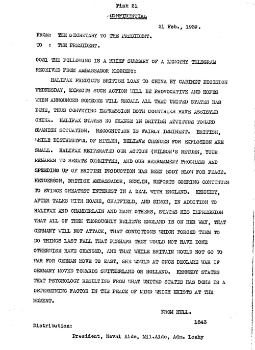 [a339t01.jpg] - Cordell Hull-->FDR 2/21/39