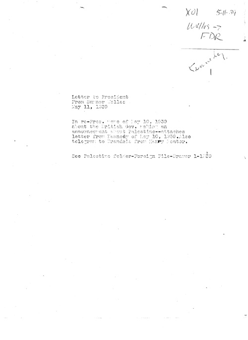 [a339x01.jpg] - Sumner Welles-->FDR 5/11/39