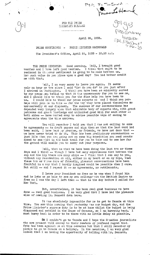 [a346g01.jpg] - Press conference 4/26/33