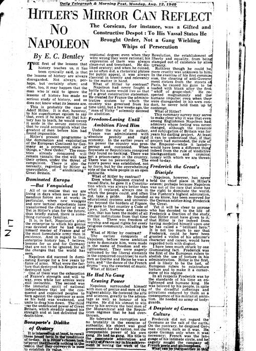 [a349n17.jpg] - Hitler's Mirror can reflect no Napoleon