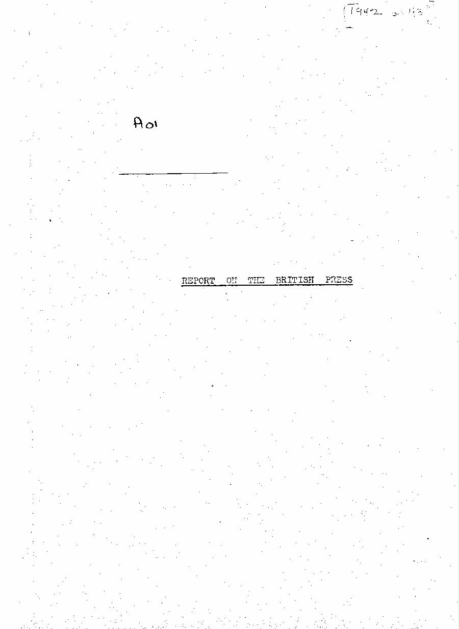 [a351a01.jpg] - Report on British Press 1942 - Page 1