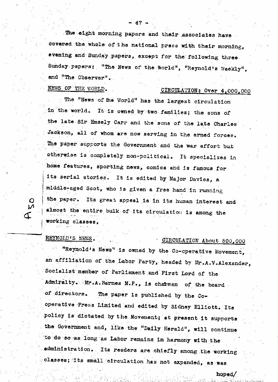 [a351a50.jpg] - Report on British Press 1942 - Page 50