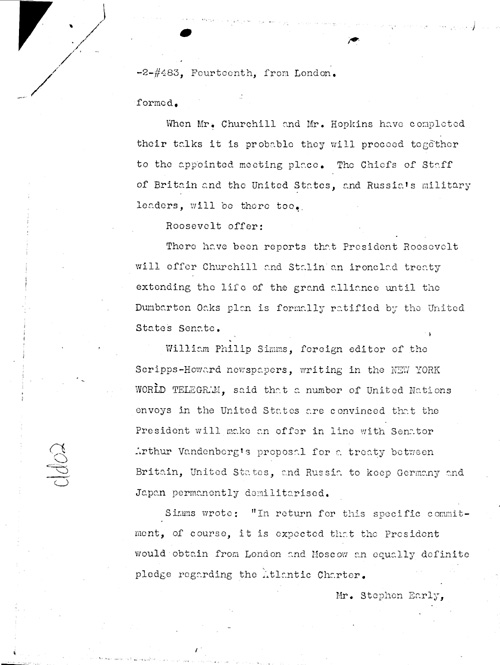 [a352dd02.jpg] - Winant --> Sec. of State 1/14/45