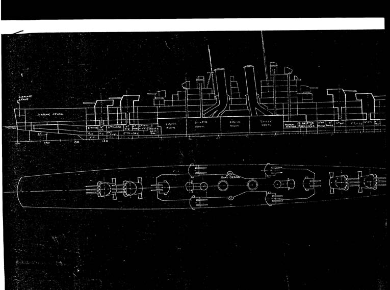 [a46g01.jpg] - Proposed 10,000 Ton Cruiser Design-10/31/39