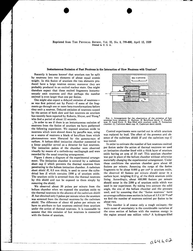 [a64h02.jpg] - Instantaneous emission of fast neutrons