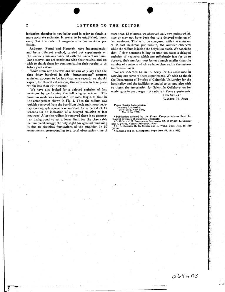 [a64h03.jpg] - Instantaneous emission of fast neutrons