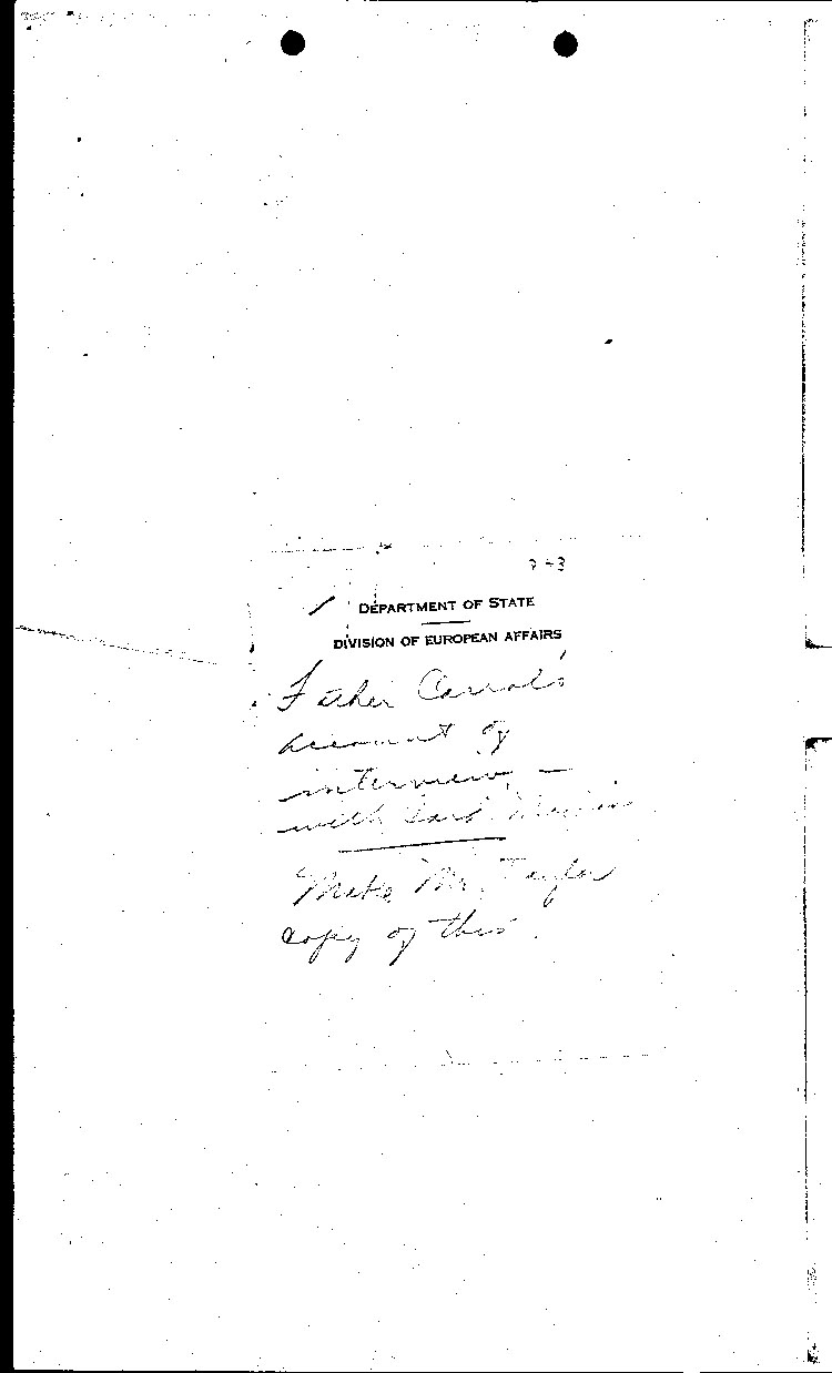 [a466o01.jpg] - note from department of state, European affairs