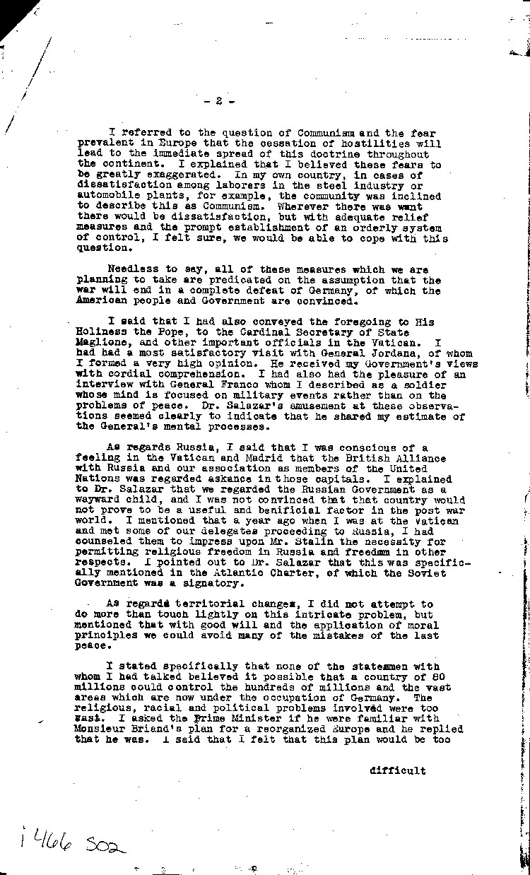 [a466s02.jpg] - memo of conversation b/tw Portug. PM & M.Taylor 10/42