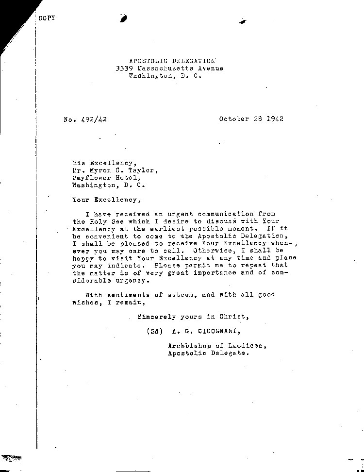 [a466y02.jpg] - Archbishop of Laodicea-->M.Taylor 10/28/42
