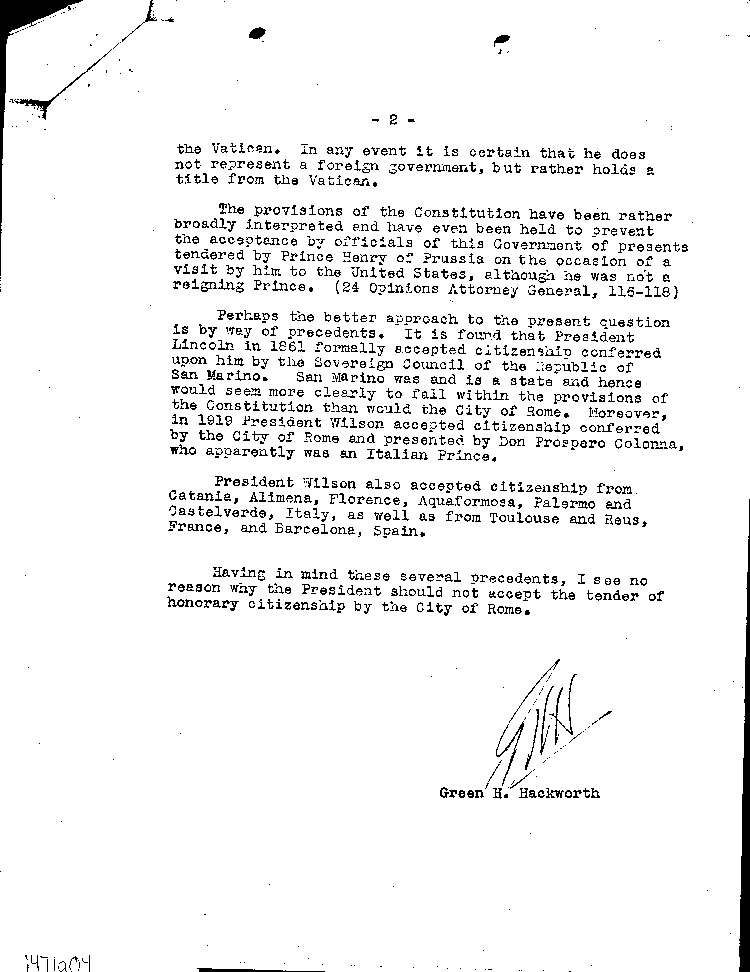 [a471a04.jpg] - FDR-->M. Taylor 11/1/44
