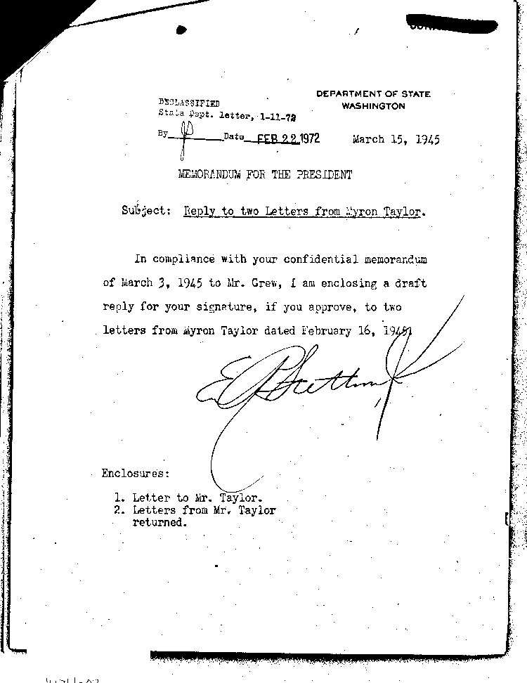 [a474e03.jpg] - Stettinius jr.-->F.D.R. 3/15/45 memo