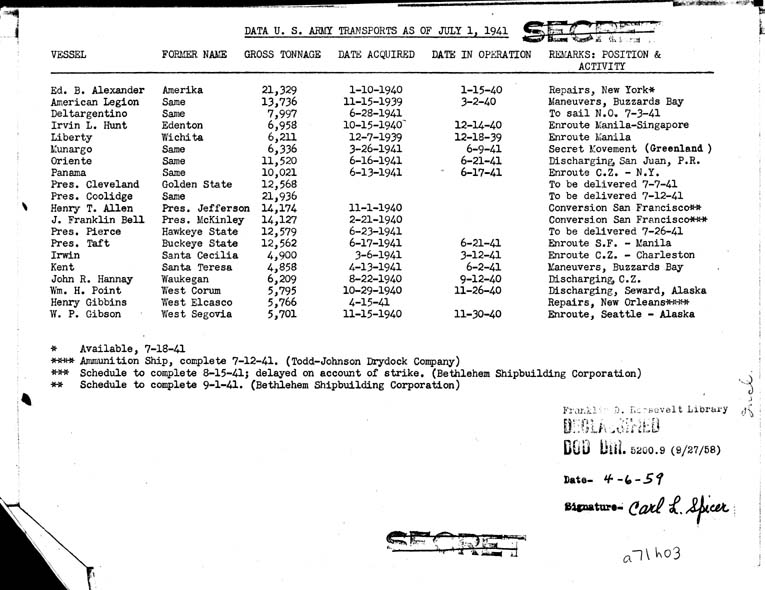 [a71h03.jpg] - To Hopkins from FDR 7/11/41