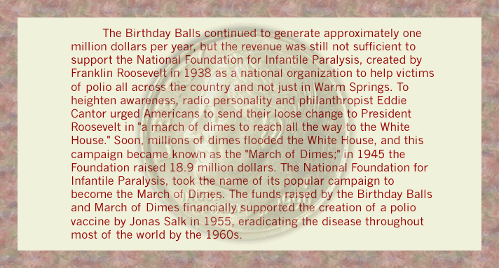 The President's
Birthday Ball