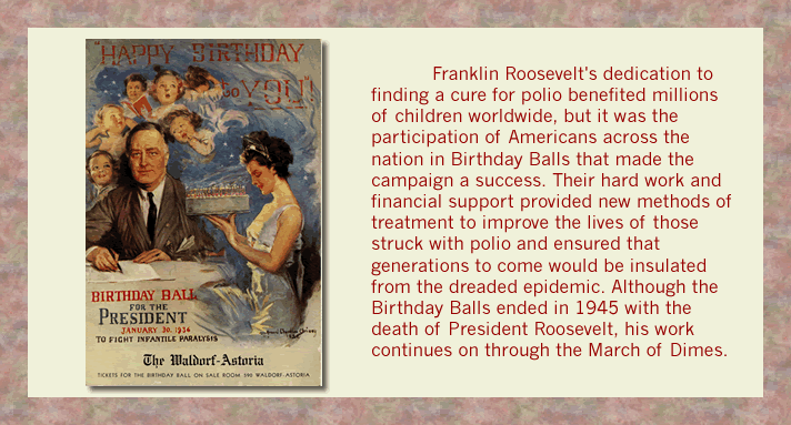 The President's
Birthday Ball