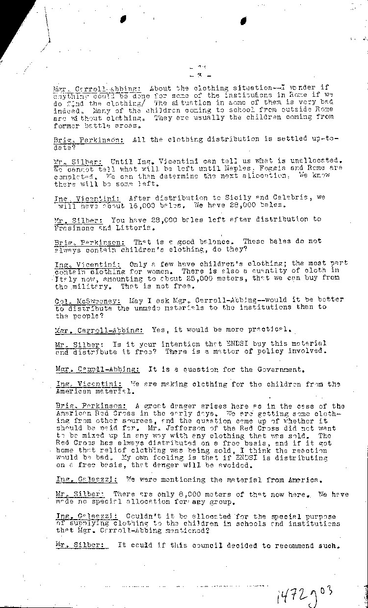 [a472g03.jpg] - Minutes from Meeting of Advisory Group Concerning Relief held 1/22/45