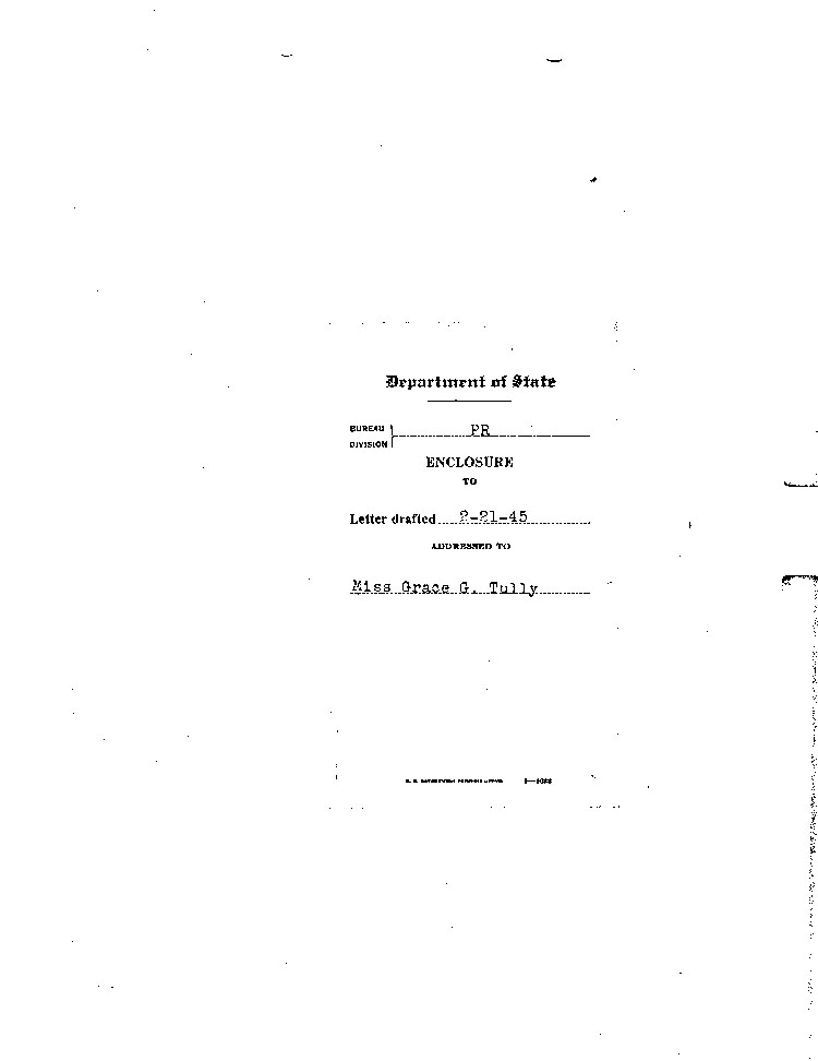 [a473e02.jpg] - dept. of state-->G.Tully 2/21/45